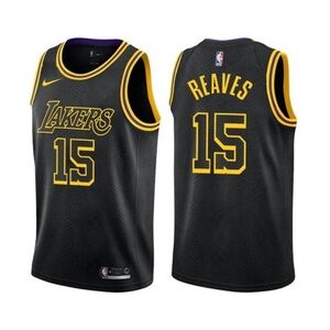 Mens Austin Reaves Black Stitched Jersey